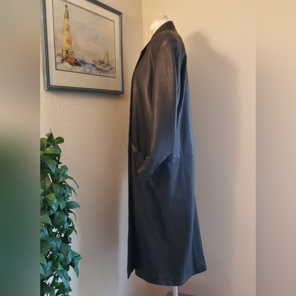 VTG HILLARY PAIGE Women's Leather Coat - Picture 4 of 8